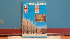 ITALIA - MILANO - 26 VEDERI DIN ORAS SI HARTA CU EXPLICATII PE VERSO IN LIMBILE