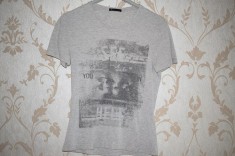 Tricou barbatesc gri marimea S