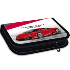 Penar echipat cu parti pliabile Lamborghini rosu foto