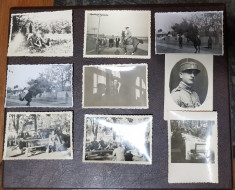 Lot 53 fotografii artilerie, cavalerie si infanterie perioada 41-44 Regele Mihai foto