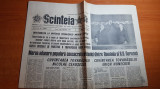 ziarul scanteia 30 octombrie 1987-ceausescu cu presdintele german prin capitala