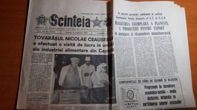ziarul scanteia 14 octombrie 1989-foto comuna valea lui mihai,jud. bihor foto