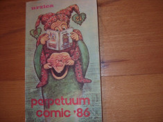 ALMANAH PERPETUUM COMIC &amp;#039; 86 ( URZICA ) - format mai mare * foto