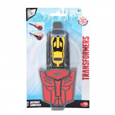 Set masinuta metalica Bumblebee cu lansator Transformers foto