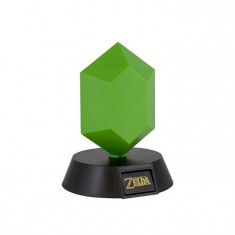 Veioza Nintendo Zelda Green Rupee 3D Light foto