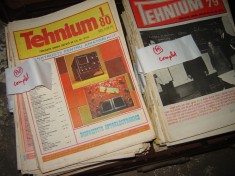 Colectia revistei Tehnium anii 70 partial, anii 80 partial, anii 90 partial foto