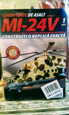 Elicopterul de asalt MI-24V , 1/2018, construiți o replică exactă, 15 lei foto