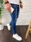 BLACK FRYDAY Blugi barbati - PREMIUM - Albastri - slimfit - conici - A3042 H2-4