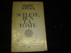 SUFLETE BUIN LA TOATE--MARIN SORESCU-- foto