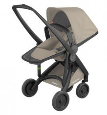 Carucior Greentom Reversible 100% Ecologic Black Sand foto