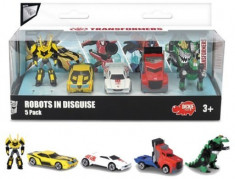 Set 5 masinute robot Transformers - Bumblebee foto