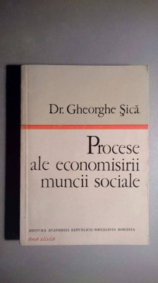 Procese ale economisirii muncii sociale - Dr. Gheorghe Sica foto