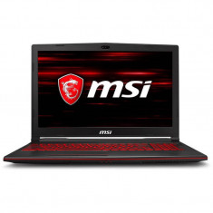 Laptop MSI GL63 15.6 inch FHD Intel Core i5-8300H 8GB DDR4 1TB HDD 128GB SSD nVidia GeForce GTX 1050 4GB Black foto