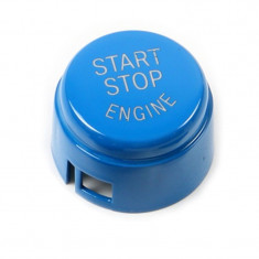 Capac Buton Start-Stop Compatibil Bmw Seria 5 F11 2010-2015 SSV-8005 Albastru foto