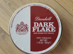 Cutie de colectie sigilata tutun pipa Dunhill Dark flake 50 gr. foto