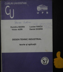 Desen tehnic industrial teorie si aplicatii Dumitru Marin Lucian Raicu foto