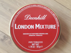 Cutie de colectie sigilata tutun pipa Dunhill London mixture 50 gr. foto