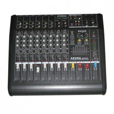 Consola DJ Azusa Mixer + Amplificator PMQ2110 MIK0043, 2X250W foto