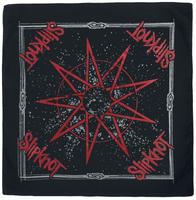 Bandana Slipknot - Nine Pointed Star Bandana Slipknot - Nine Pointed Star