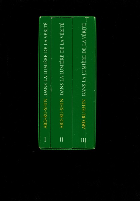 ABD-RU-SHIN - Dans la lumiere de la verite, message du Graal vol 1, 2, 3