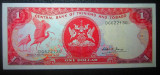 Trinidad &amp; Tobago : 1 dolar ND ( 1985 ) . UNC ( bancnota necirculata )