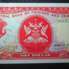 trinidad & Tobago : 1 dolar ND ( 1985 ) . UNC ( bancnota necirculata )