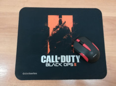 Mouse pad SteelSeries QcK COD BlackOps II - Orange Soldier Edition foto