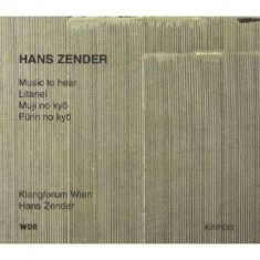 H. Zender - Music To Hear/furin No Kyo/+ ( 1 CD ) foto