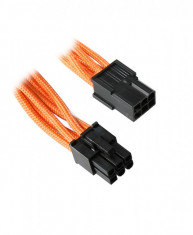 BitFenix Extensie 6-Pin PCIe 45cm - sleeved - Orange - Black foto