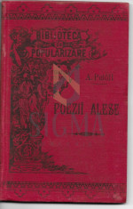 ALEXANDRU PETOFI ( TRADUCERE DE ST. O. IOSIF ) - POEZII ALESE, CRAIOVA, 1896 foto