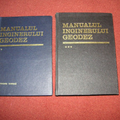 MANUALUL INGINERULUI GEODEZ (volumul 1 si volumul 3)
