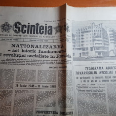 ziarul scanteia 11 iunie 1989-foto arhitectura moderana in municipiul botosani