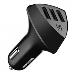 Incarcator auto REMAX Alien 3 Porturi USB 4.2A foto