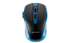 Mouse Serioux SRXM-PST600W-BL, SERIOUX PASTEL600 WR, USB, albastru foto