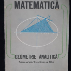 GEOMETRIE ANALITICA CLASA A XI A