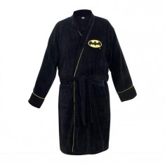 Halat De Baie Classic Batman Dc Comics Unisex Fleece Dressing Gown Black foto