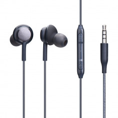 Casti Audio Universale cu Mufa Jack 3.5mm (Negru) foto