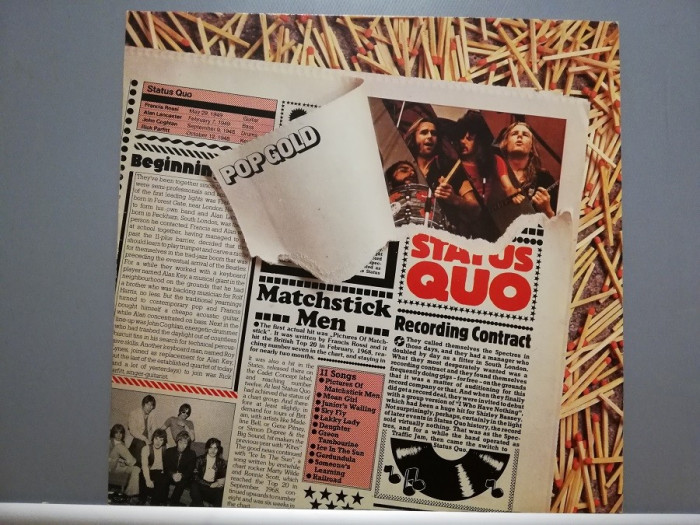 Status Quo &ndash; Pop Gold (1978/Pye/RFG) - Vinil/Vinyl/Impecabil