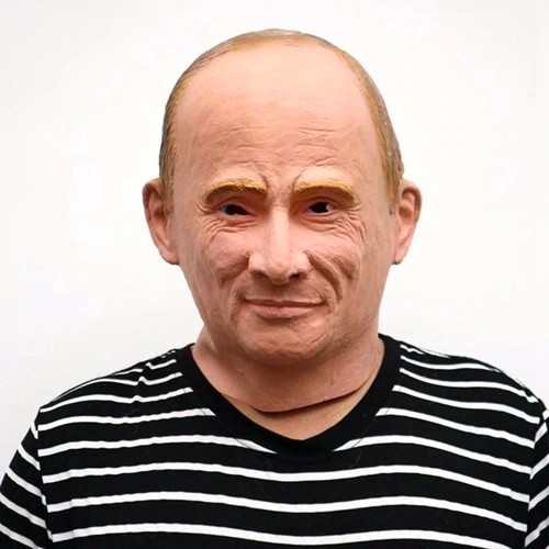 Masca latex presedinte rus Putin Rusia petrecere Halloween bal mascat  +CADOU!, Marime universala | Okazii.ro