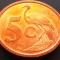 Moneda exotica 5 CENTI - AFRICA DE SUD, anul 2005 *cod 3358 - Aforika Borwa UNC