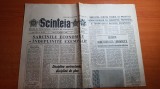 Ziarul scanteia 14 februarie 1989-foto. campia turzii si articol orasul bistrita