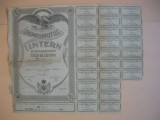 Imprumutul intern de consolidare 1935 (lot 4 titluri, 500, 1000, 2000, 5000 lei)