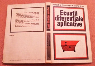 Ecuatii diferentiale aplicative - Marcel N. Rosculet, Mariana Craiu foto