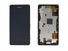 Display Lcd + Touchscreen + Rama Sony Xperia Z3 Dual Sim - negru foto