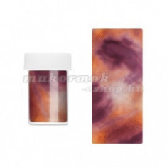 Folie decorativa pentru unghii - violet-auriu foto