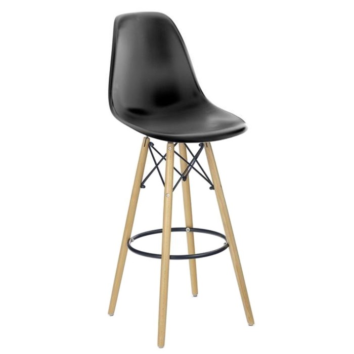 Scaun bar HM H51 negru Scaun bar HM H51 negru
