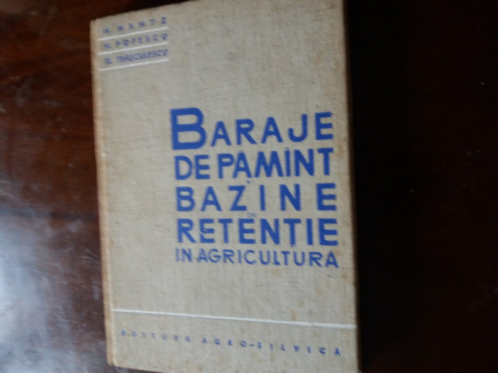 baraje de pamint bazine retentie in agricultura