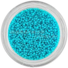 Decorații pentru unghii - perle turcoaz, 1 mm Decorații pentru unghii - perle turcoaz, 1 mm