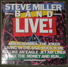 vinyl/vinil Steve Miller Band ?? Live! ,Germany 1983,VG cu mici zg foto