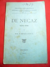 Th.D.Sperantia - De Necaz - Teatru Satesc - Prima Ed. 1900 Casa Scoalelor ,31pag